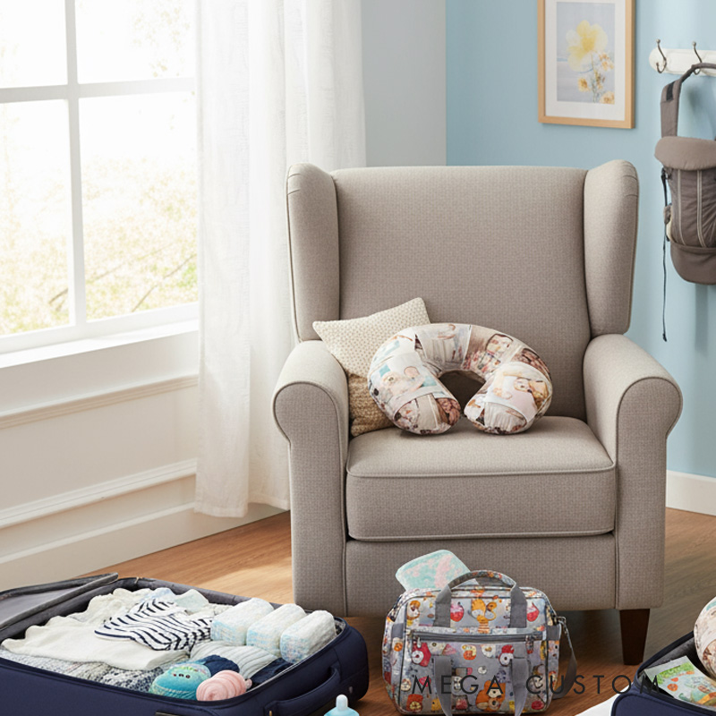 Personalized Neck Pillows Travel Accessories with Custom Photo Perfect Gift for Travel Lovers