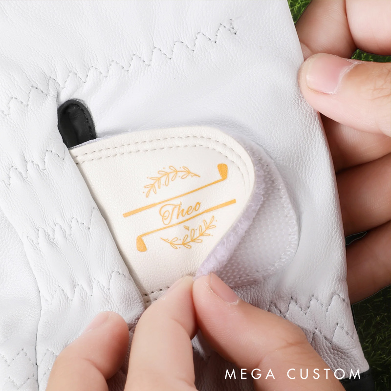 Personalized Golf Glove Golf Accessories Custom Pattern Name Gift For Golf Lovers 