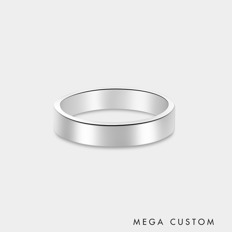 Personalized Love Imprint Seal Ring 925 Sterling Silver
