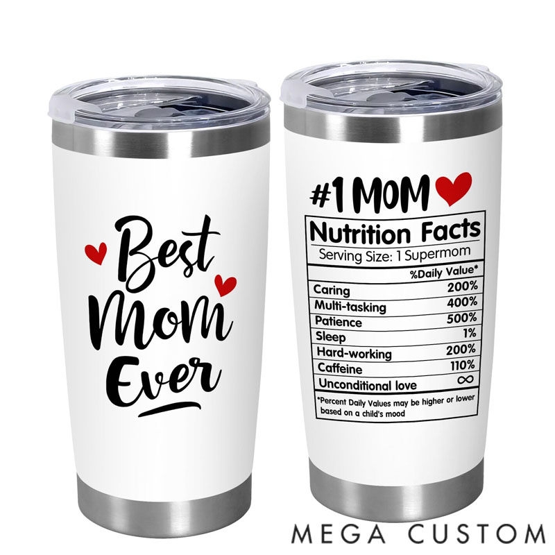 Personalized Tumbler "Best Mom Ever"a gift for mom
