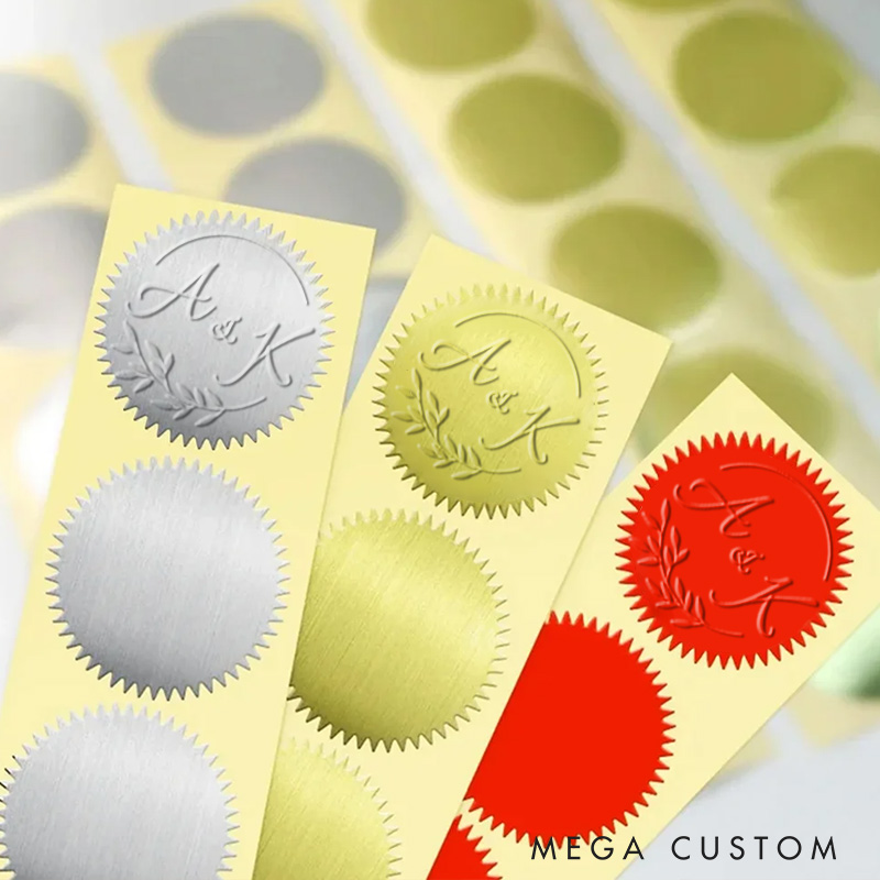 Personalized Wedding Book Embosser Stamp with Initial and Name Wedding Gift for Couples Newlyweds