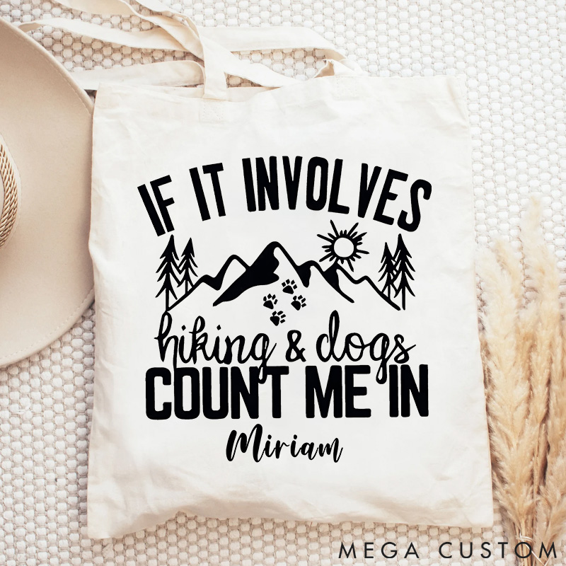 Personalized Outdoor Lover Tote Bag Outdoor Camping Hiking Traveling Lover Tote