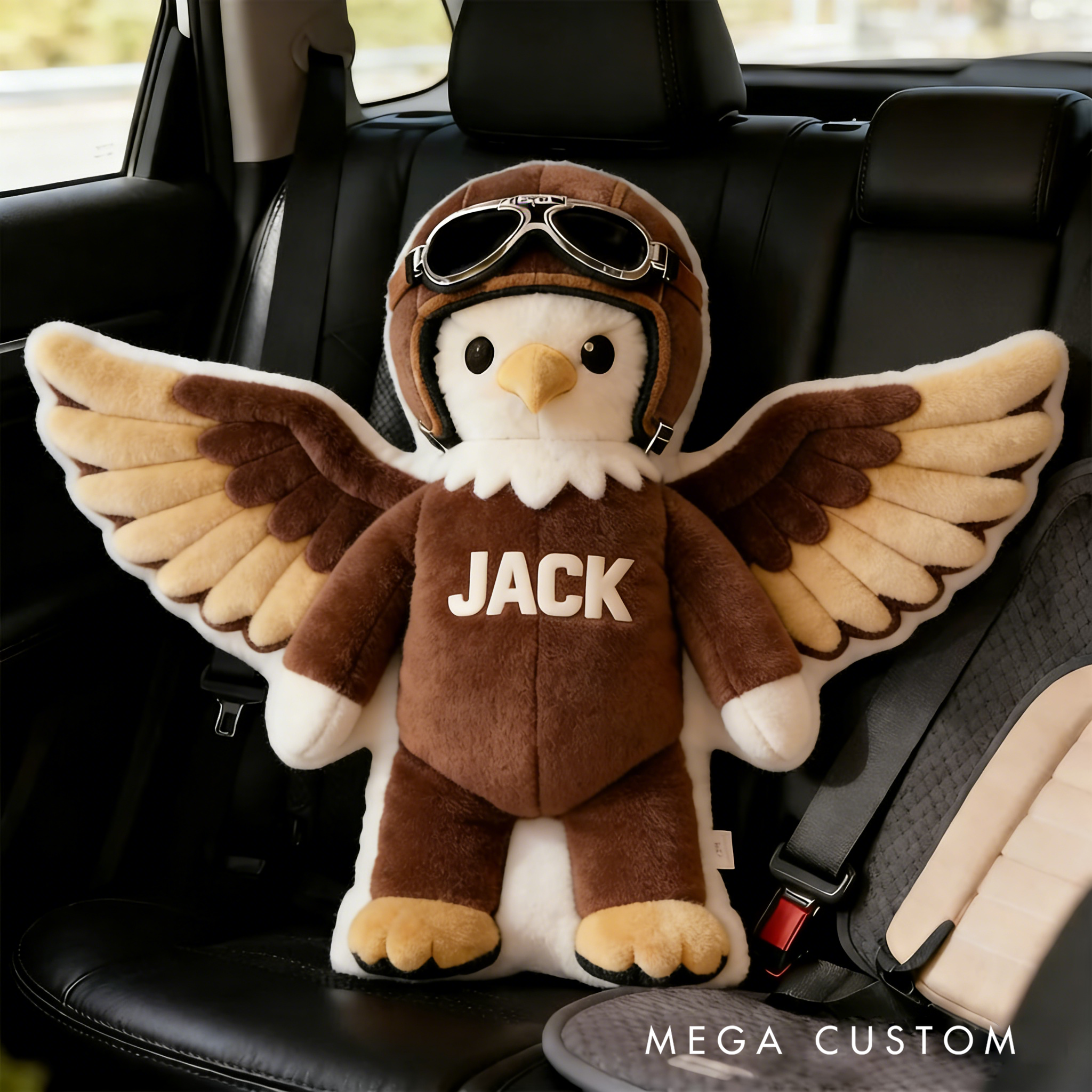 Personalized Mascots Pillow with Pilot Gear for Kids and Sport Lovers