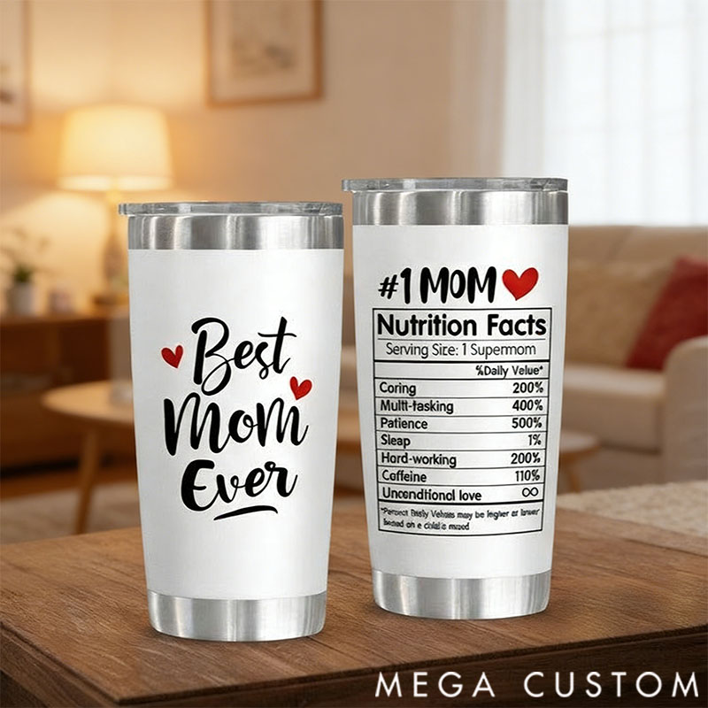 Personalized Tumbler "Best Mom Ever"a gift for mom