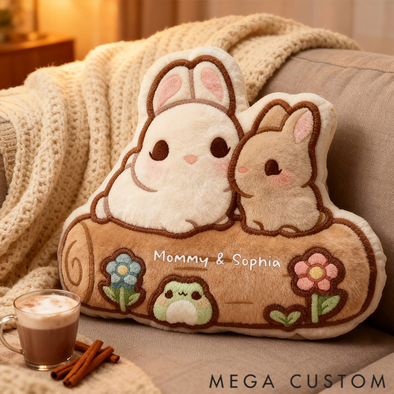 Personalized Cute Rabbit Pillow Adds Warmth to Your Cozy Corner 3D Printed Design