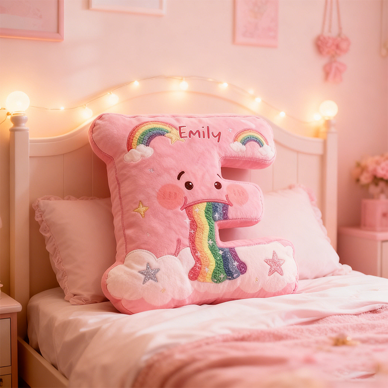 Personalized Cartoon-Style Funny Face Pillow Unique Gift