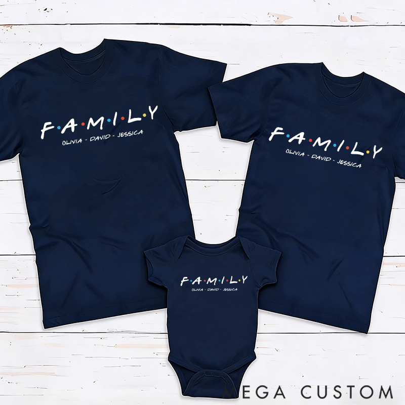 Personalized Family Matching Outfits Gift for Family 