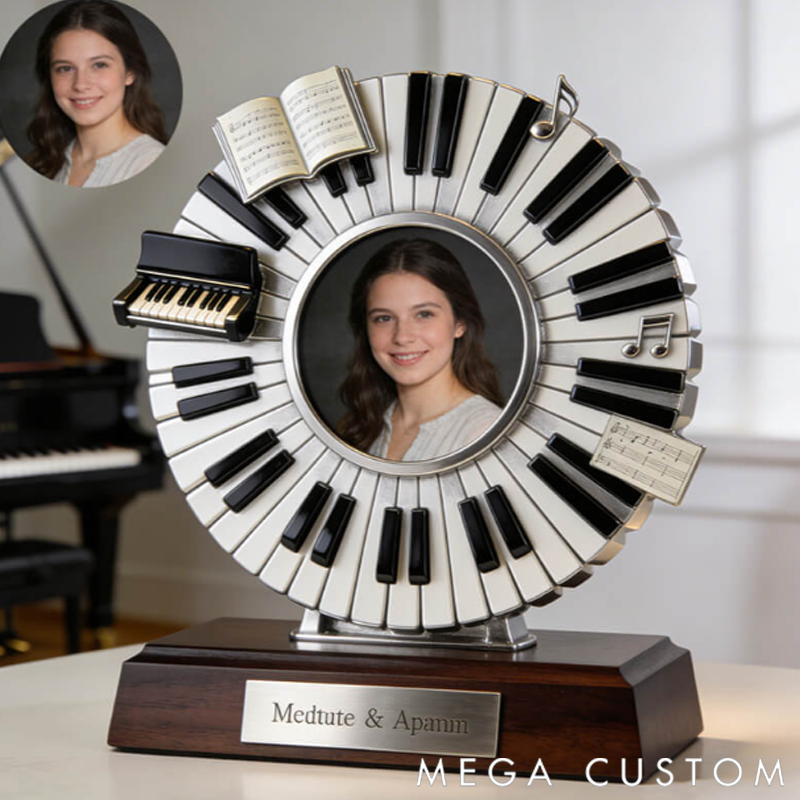 Personalized Piano Themed Photo Album/Decorative Item the Perfect Gift for Music Lovers