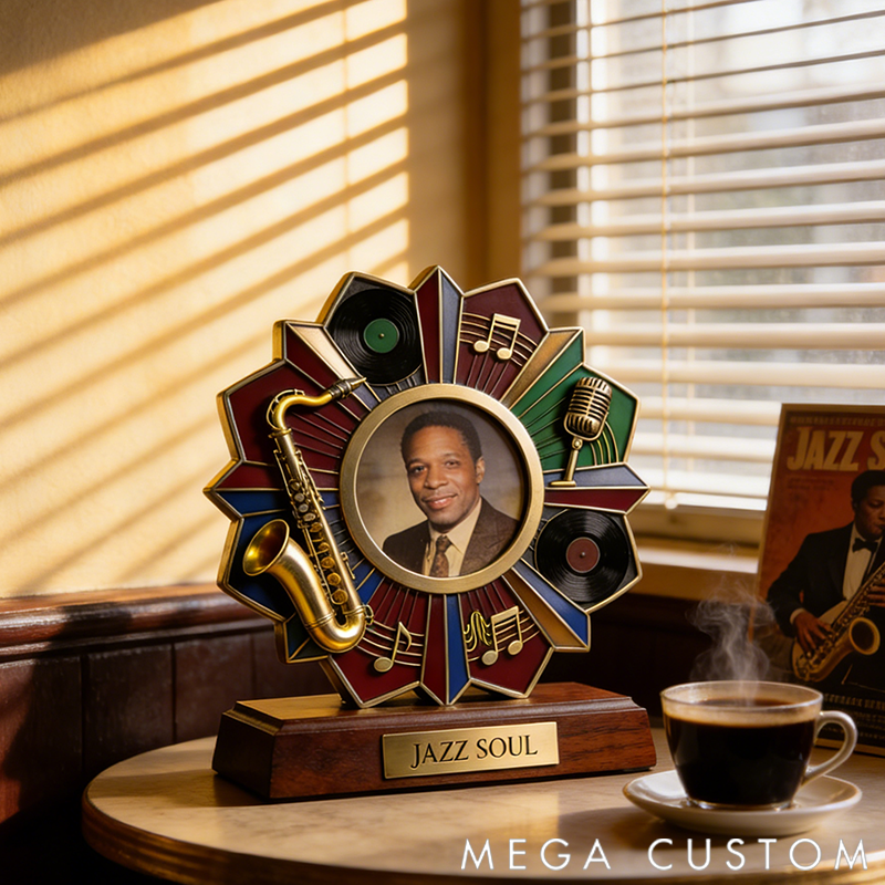 Personalized Jazz Themed Commemorative Photo Album Display the Perfect Gift for Music Lovers