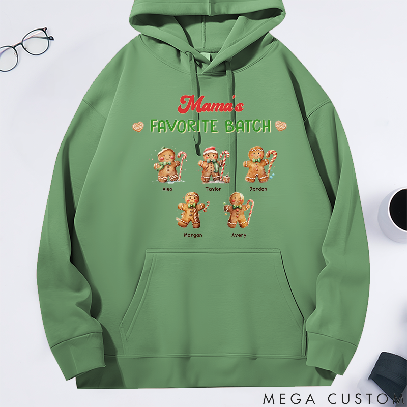 Personalized Mother Favorite Batch Christmas Classic Hoodie Gift for Mom Grandma