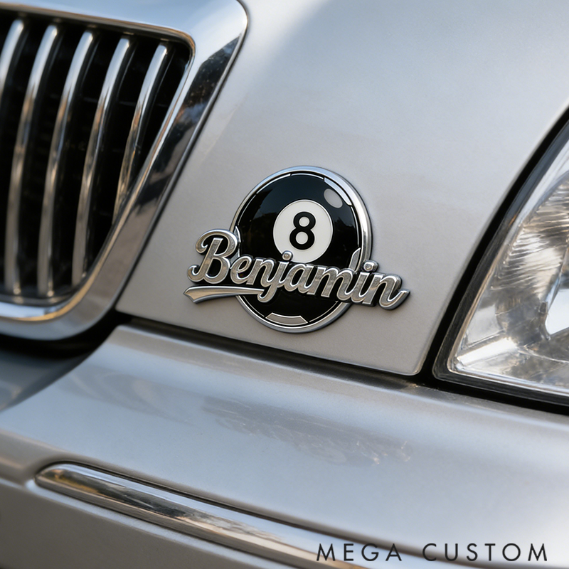 Personalized Car Badge Adds Unique Charm to Your Cherished Ride