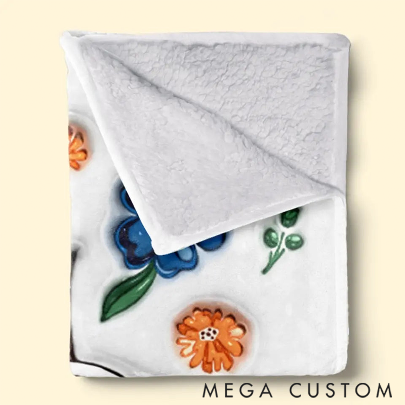 Personalized Mom You are My Hero Printed Blanket Mother's Day Gift for Mom Grandma