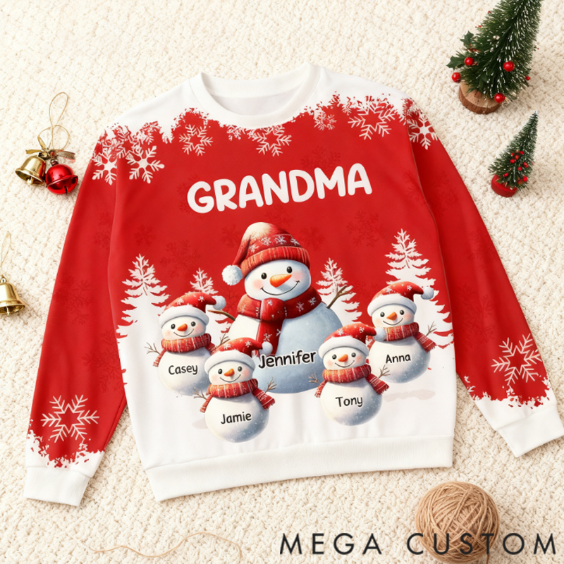 Personalized My Fav People Call Me Ugly Sweater Christmas Gift for Family