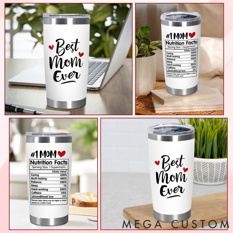 Personalized Tumbler "Best Mom Ever"a gift for mom