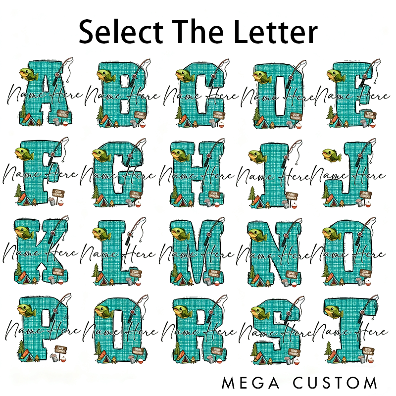 Personalized Fishing Hoodie Custom Name and Letter Sweatshirt Perfect Gift for Anglers Cozy and Stylish Outdoor Apparel