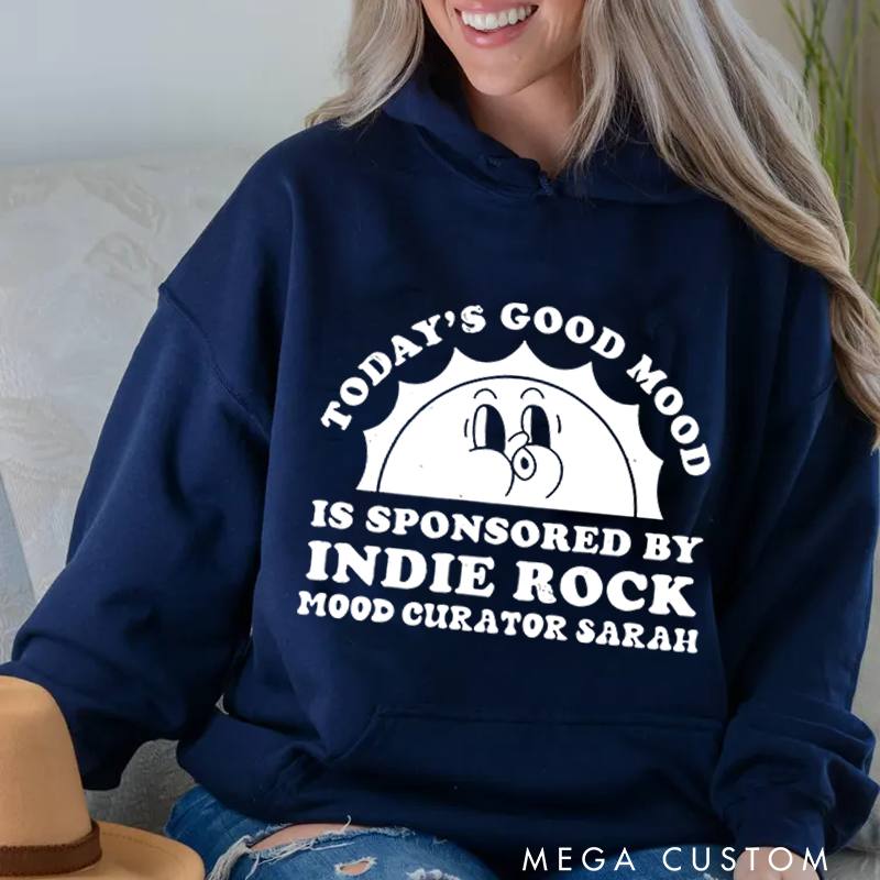 Personalized Classic Hoodies Today's Good Moon Is Sponsored by Punk Rock Hoodie