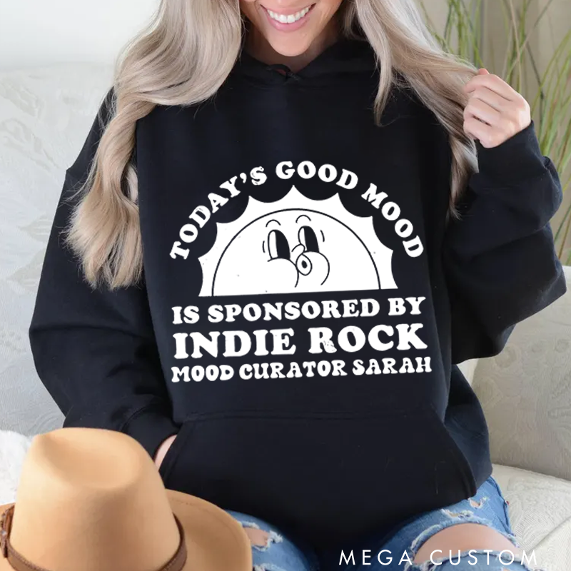 Personalized Classic Hoodies Today's Good Moon Is Sponsored by Punk Rock Hoodie