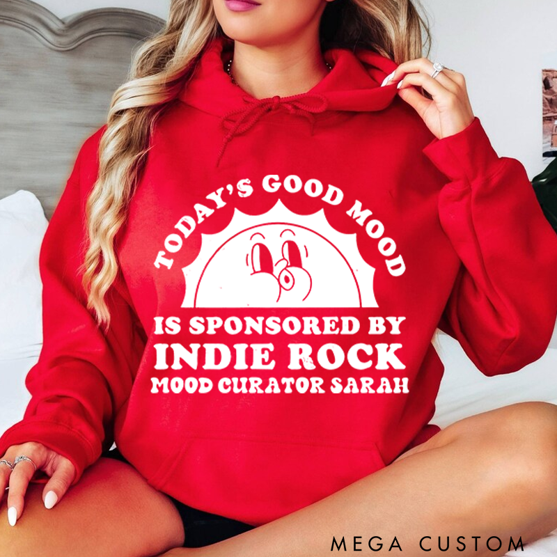 Personalized Classic Hoodies Today's Good Moon Is Sponsored by Punk Rock Hoodie