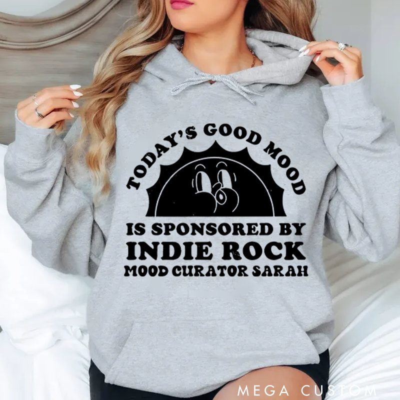 Personalized Classic Hoodies Today's Good Moon Is Sponsored by Punk Rock Hoodie