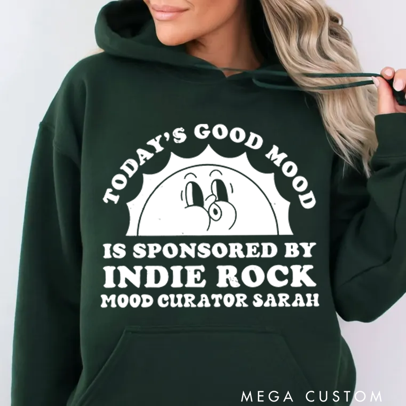 Personalized Classic Hoodies Today's Good Moon Is Sponsored by Punk Rock Hoodie