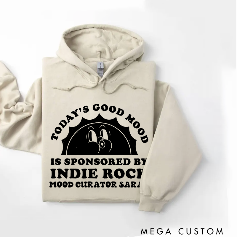 Personalized Classic Hoodies Today's Good Moon Is Sponsored by Punk Rock Hoodie