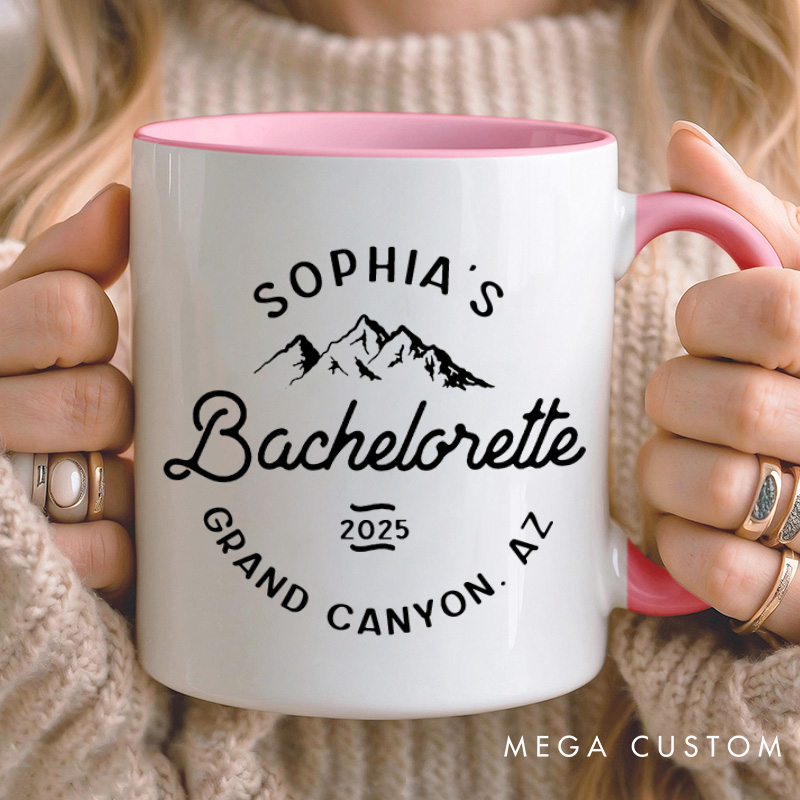 Personalized Bridesmaid Bachelorette Party Mug Bridesmaid Mug with Name Maid of Honor Mug Bridesmaid Proposal Gift for Her Bridal Shower Mug