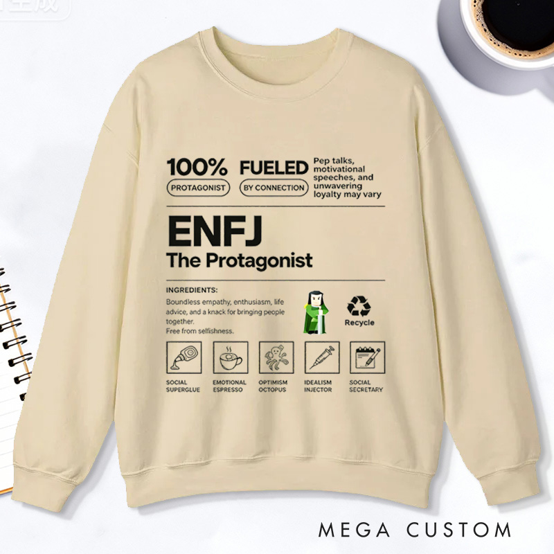 Personalized MBTI 16 Personalities Sweatshirts Thoughtful Gifts