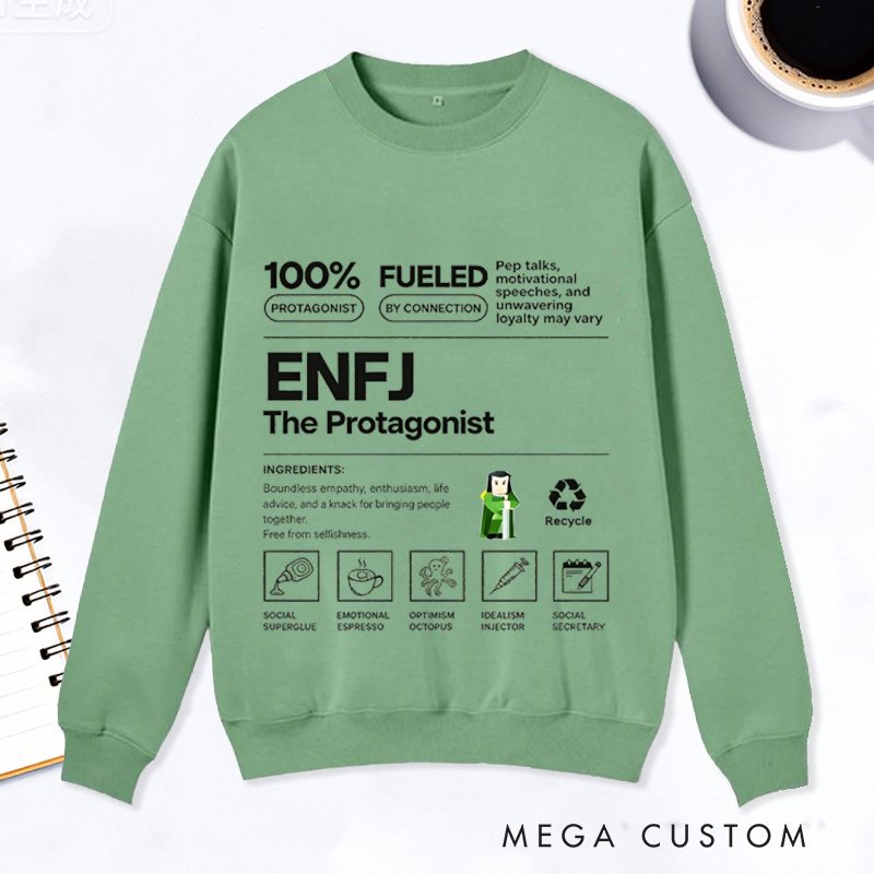 Personalized MBTI 16 Personalities Sweatshirts Thoughtful Gifts