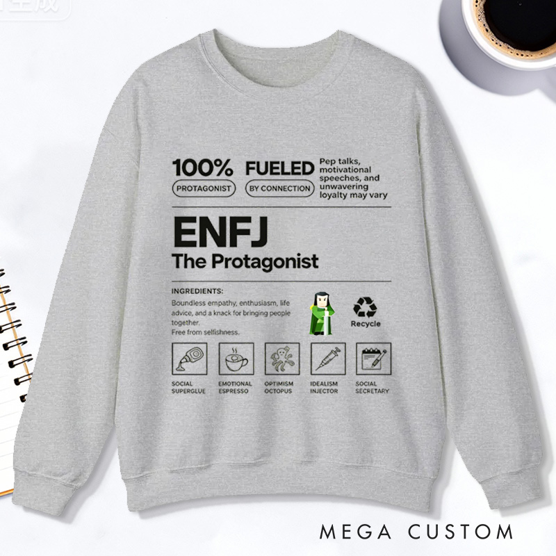 Personalized MBTI 16 Personalities Sweatshirts Thoughtful Gifts