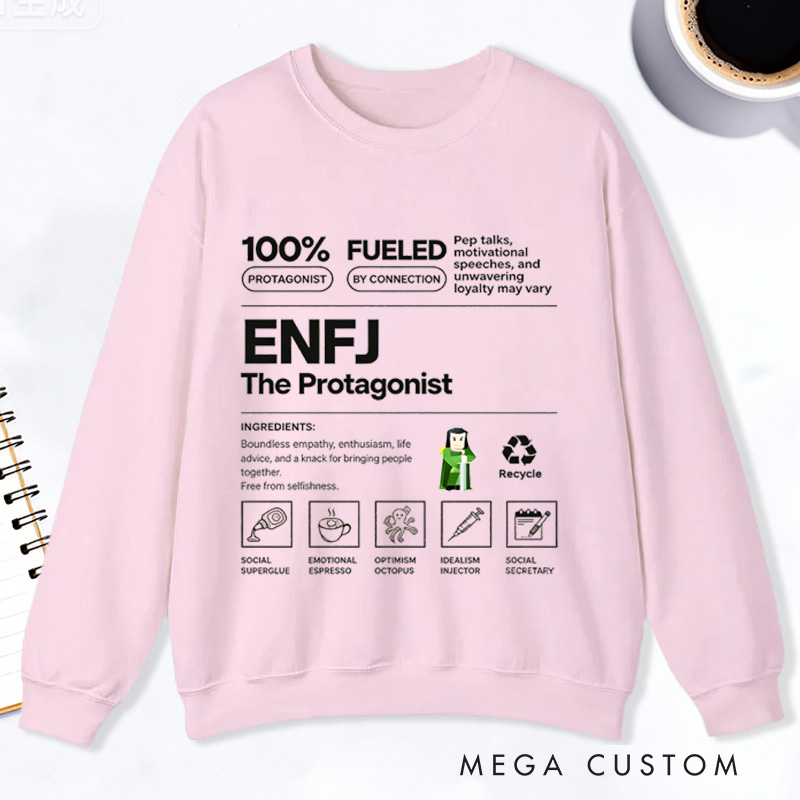 Personalized MBTI 16 Personalities Sweatshirts Thoughtful Gifts