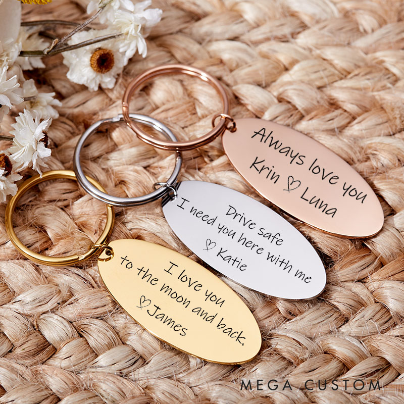 Personalized Couple Anniversary Kychain for Husband Wife Anniversary Keychain for Boyfriend Girlfriend