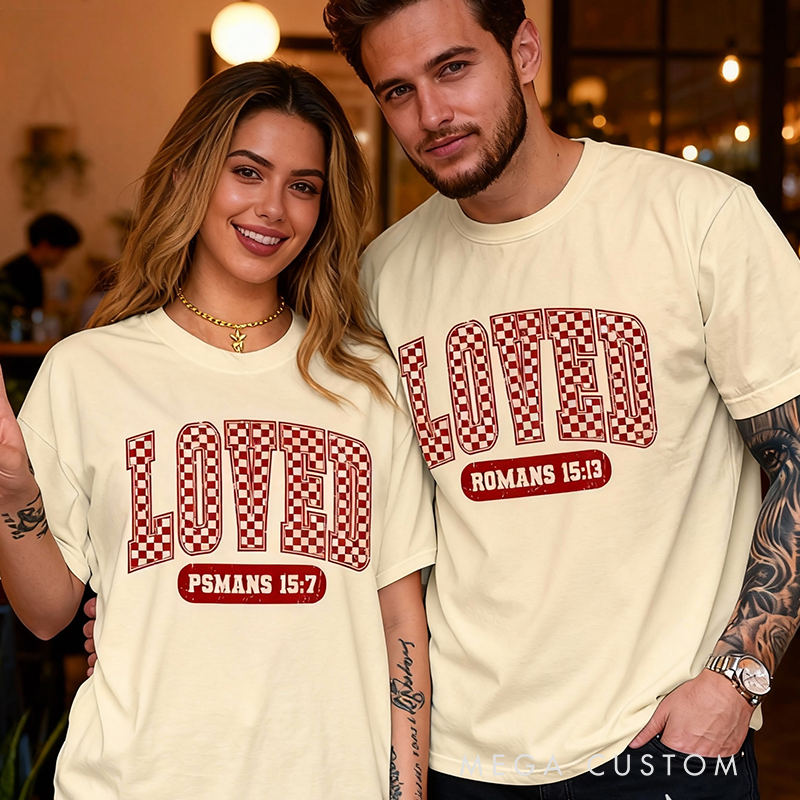 Personalized Racing Couple Checkered Flag Shirt Custom text Shirt Unique Gift