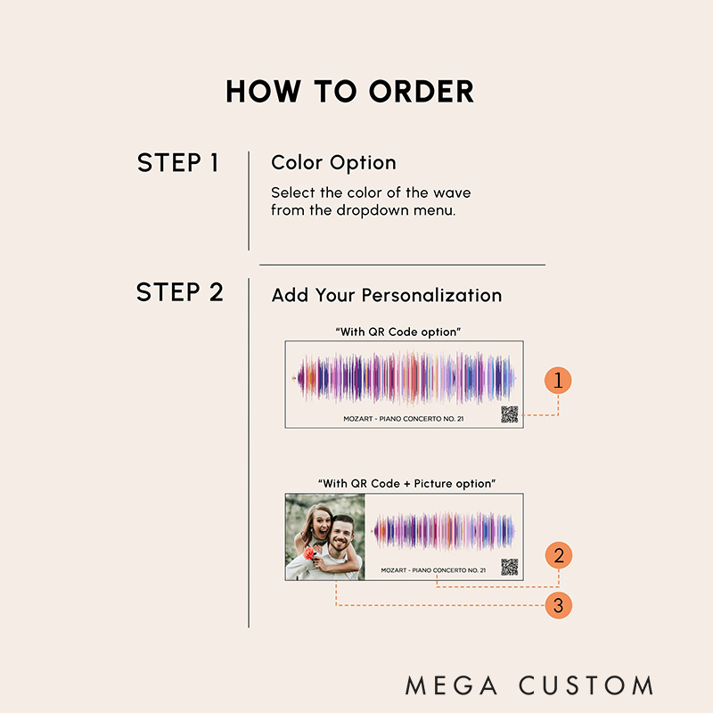 Soundwave Art Music Plaque Sound Wave Art Gift Song Plaque Custom with QR Code for Lover for Birthday Anniversary