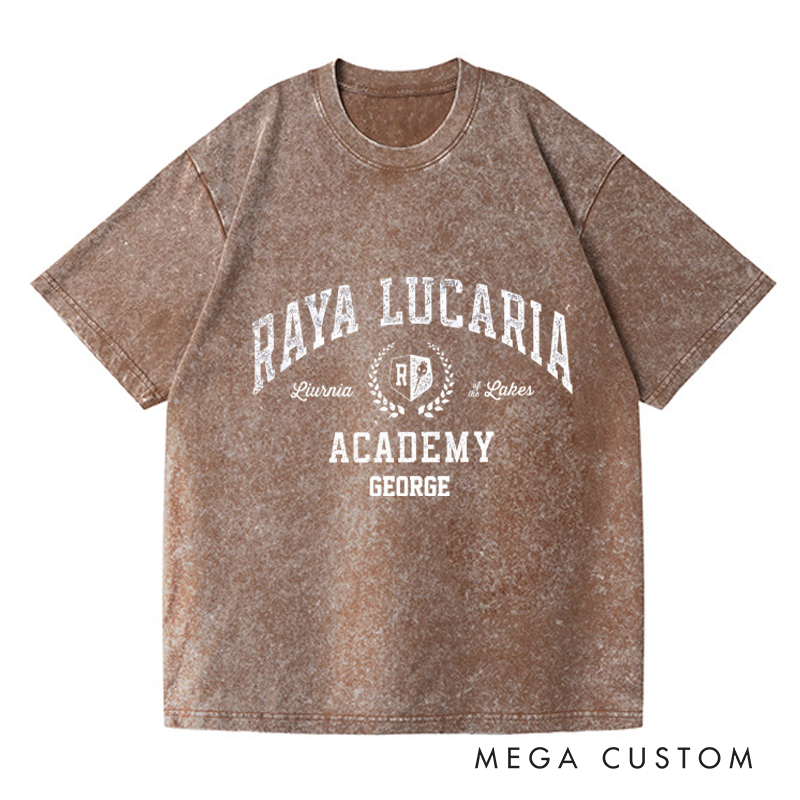Personalized Raya Lucaria Game Washed T-Shirts Video Game Tshirt Soulslike Shirt