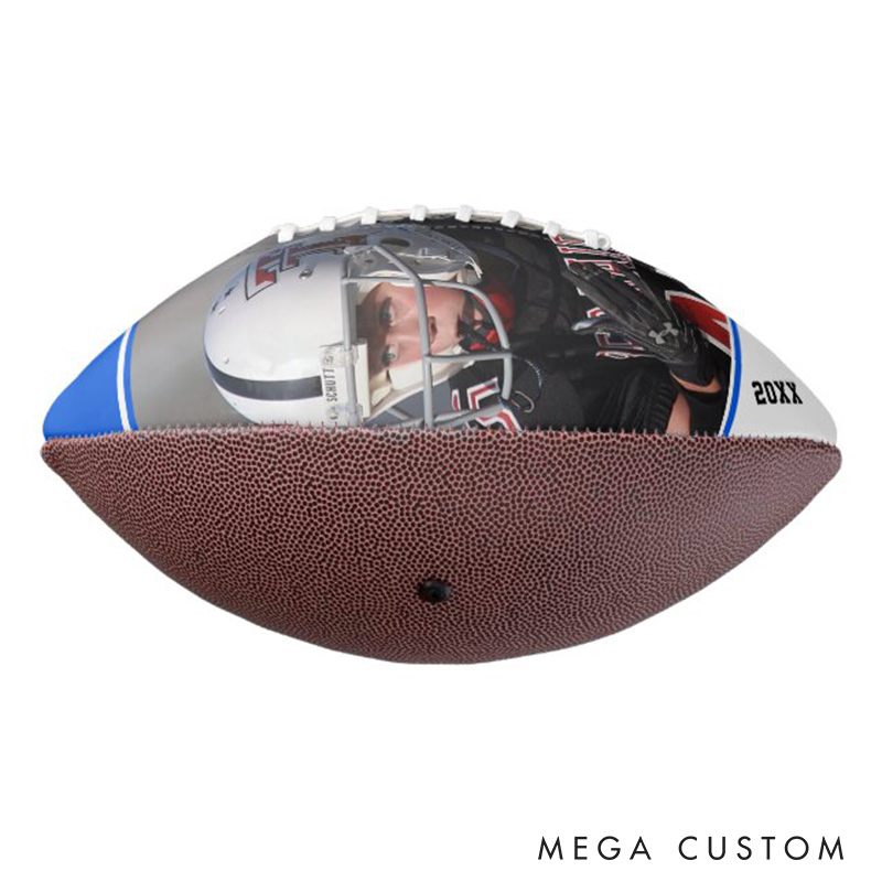 [Copy]Personalized American Football "BEST DAD EVER"with Custom Photo and Celebrate the World's Best Dad
