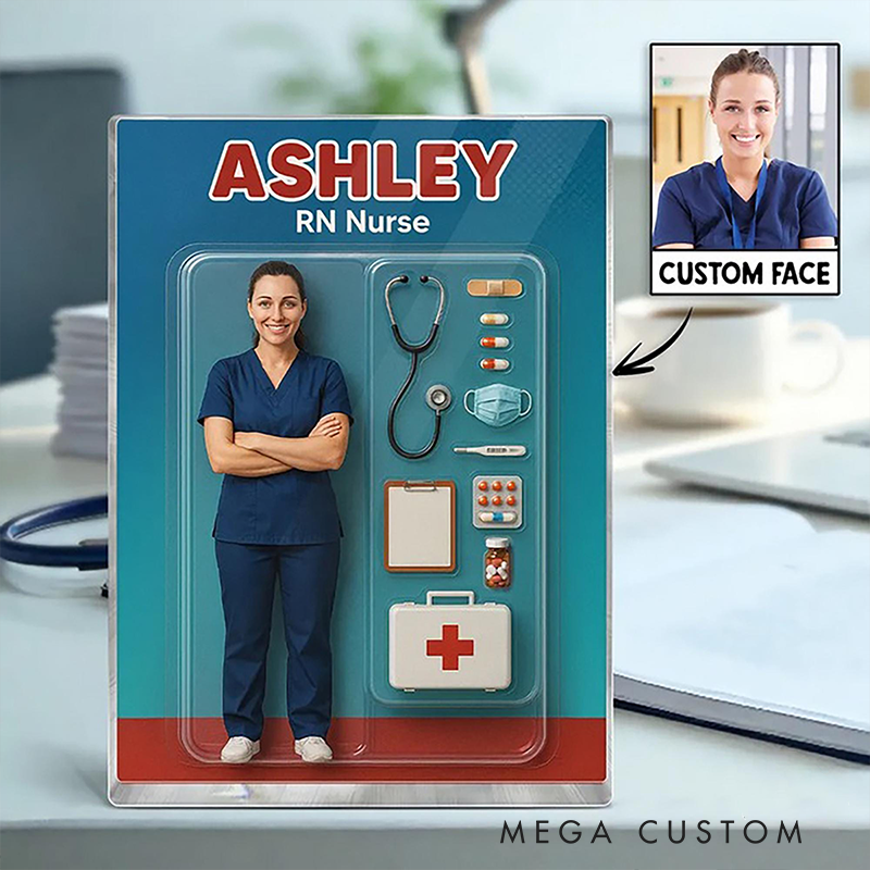 Personalized Nurse Acrylic Block Plaque Custom Photo Perfect Memorial Holiday Gift