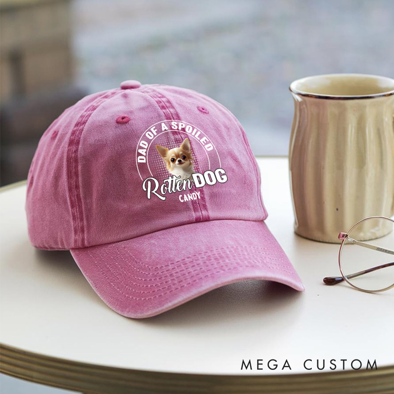 Personalized Dog Lover Happy Dog Dad Hats and Caps