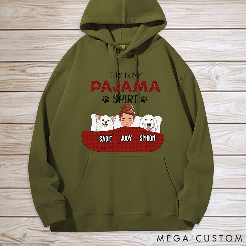 Personalized Dog Lover Pajama Shirt Classic Hoodies
