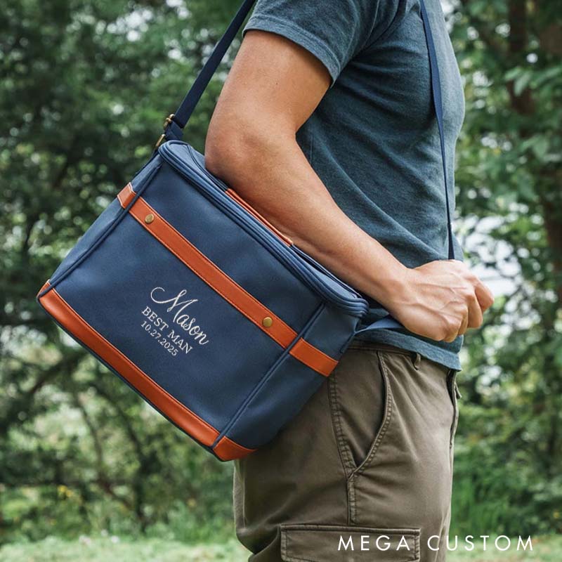 Personalized Groomsmen Cooler Men’s Gift Custom Best Man Cooler Bag Groomsmen Gift Cooler for Men Bachelor Party Gift Best Man Gift