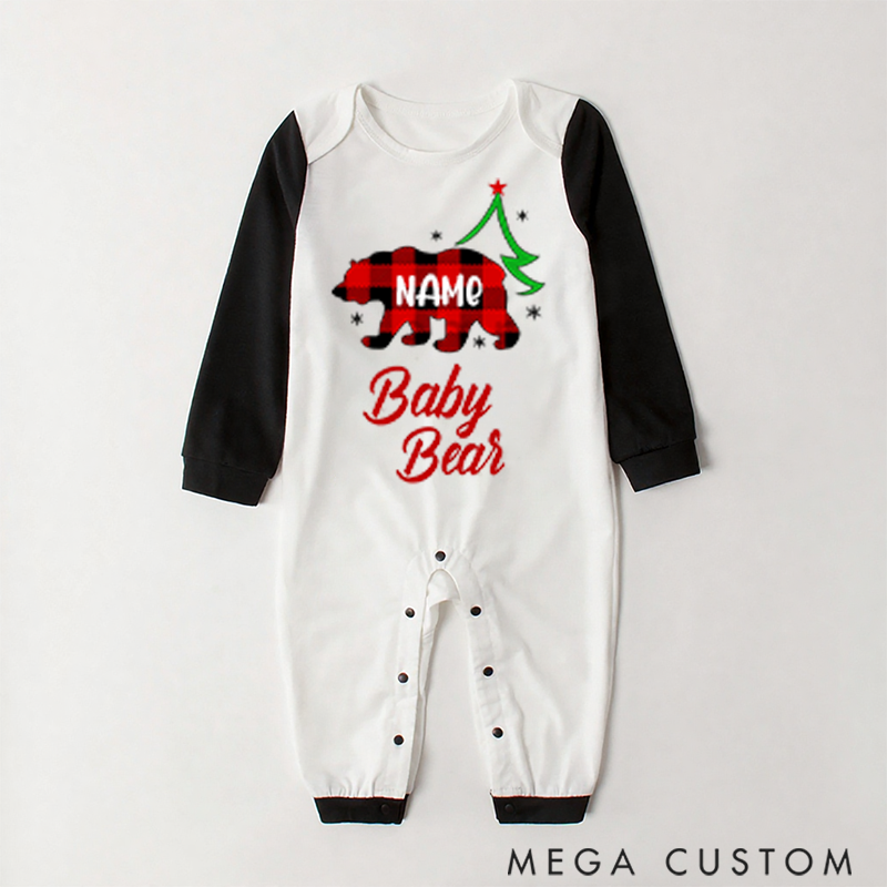 Personalized Christmas Bear Pajamas for Families to Spread Holiday Cheer and Warmth