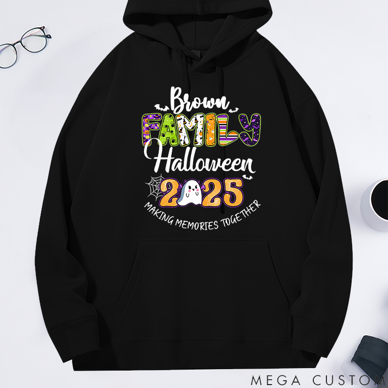 Personalized Halloween Making Memories Together Classic Hoodies Halloween Party Gift
