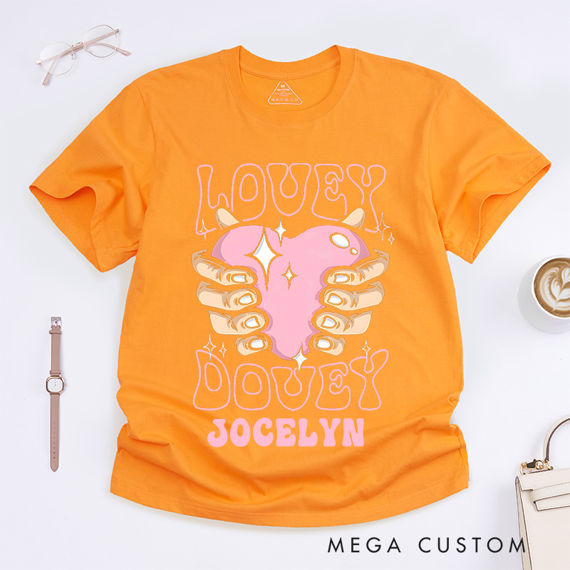 Personalized Nurse T-Shirts Lovey Dovey Fashion Design T-Shirts