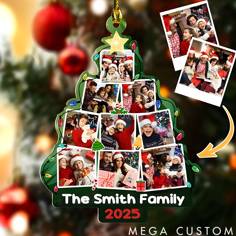  Personalized Photo Family Christmas Ornament Fill Your Home with Joy and Warmth this Christmas