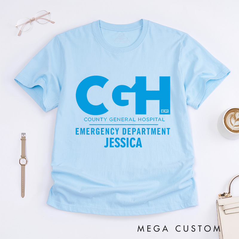 Personalized Nurse T-Shirts Emergency Department Fashion Design T-Shirts