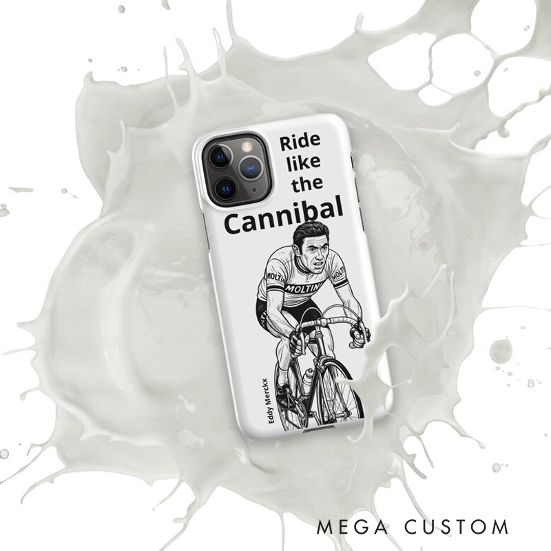 Personalized Photo Ride Like a Legend AI Designed Snap Case for IPhone Slim Durable Phone Cover with Stylish Protection for Most Sizes for Cycling Lovers