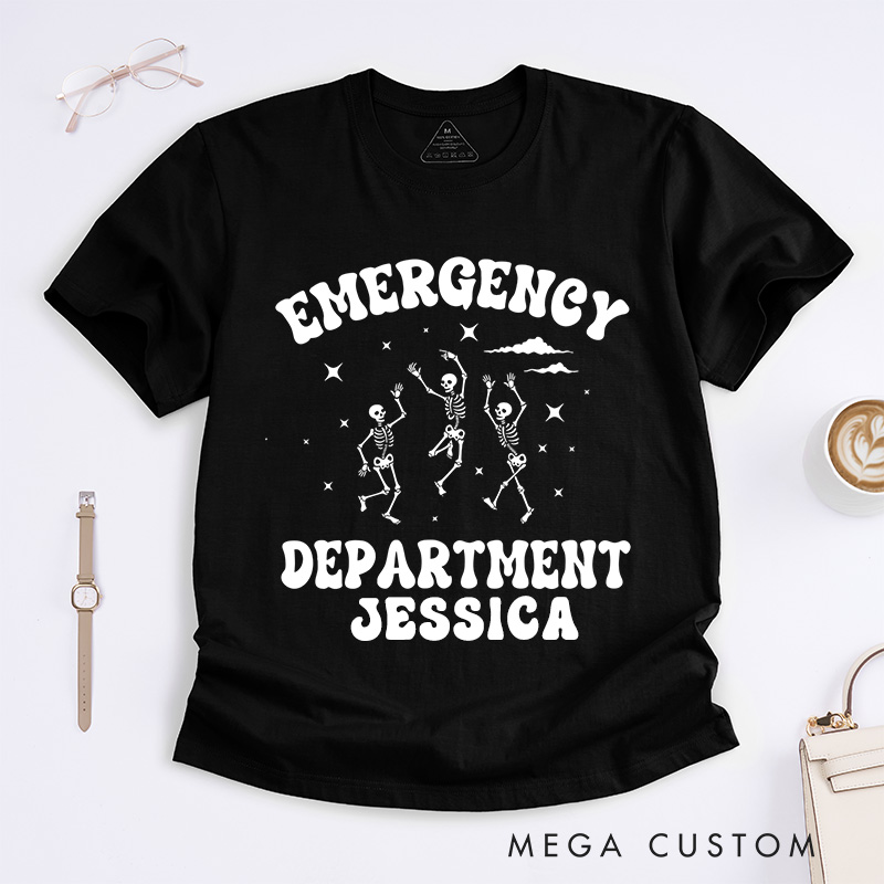 Personalized Nurse T-Shirts Emergency Department Celebration Fashion Design T-Shirts