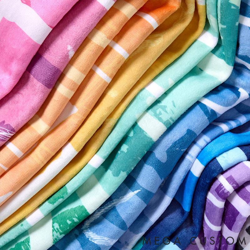 Personalized Name Beach Towel Gift for Travel Lovers