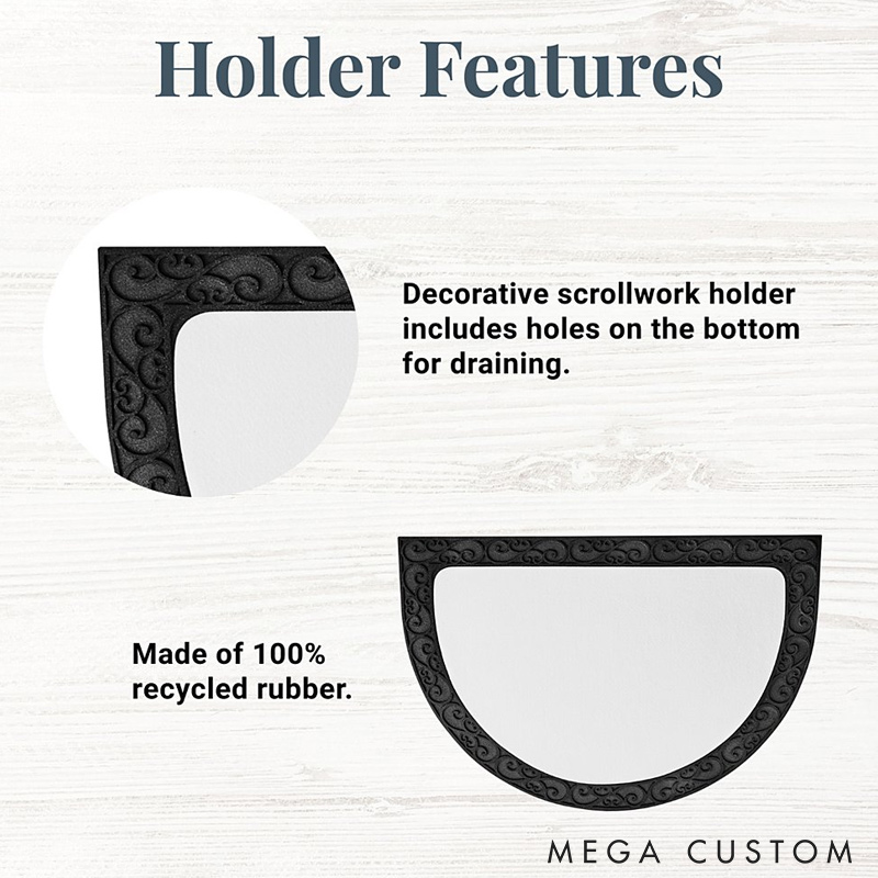 Personalized Santa Stop Here Doormat Custom Family Name Christmas Rug Perfect Housewarming Gift for New Home