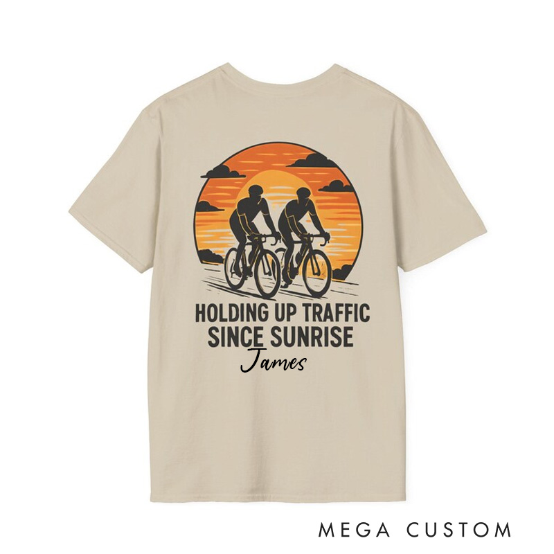 Personalized Funny Cycling Tshirt Cycle Humor Tshirt Gift for Bike Enthusiasts Great Gift for Dad Wide Range of Colors