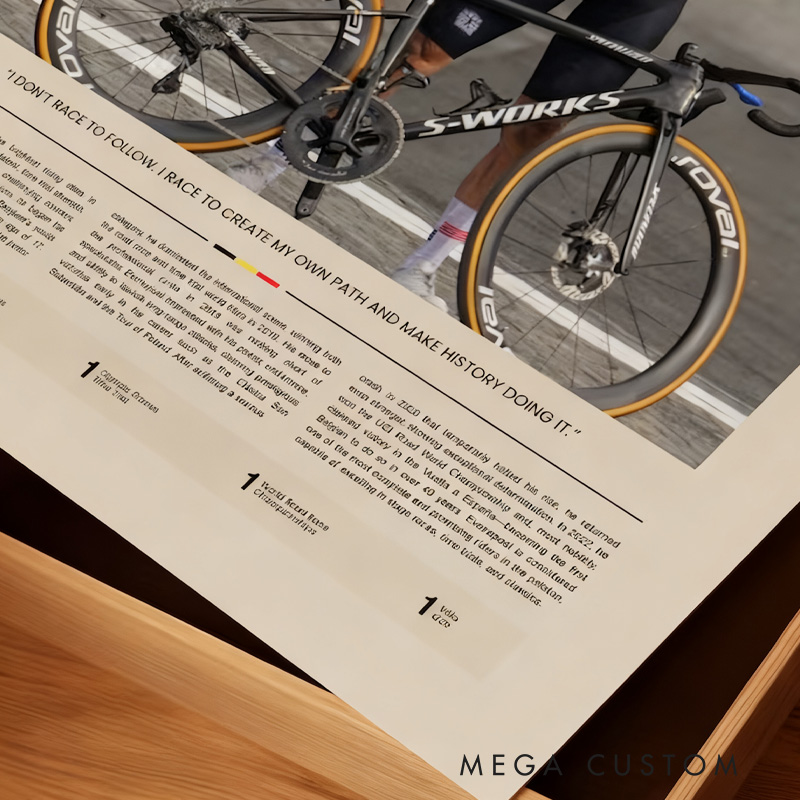 Personalized Photo Remco Evenepoel Poster Evenepoel Cyclist Print Framed Evenepoel Art Cyclism Decor Olympic Gold Poster Cyclism Poster Bycicle Wall Art